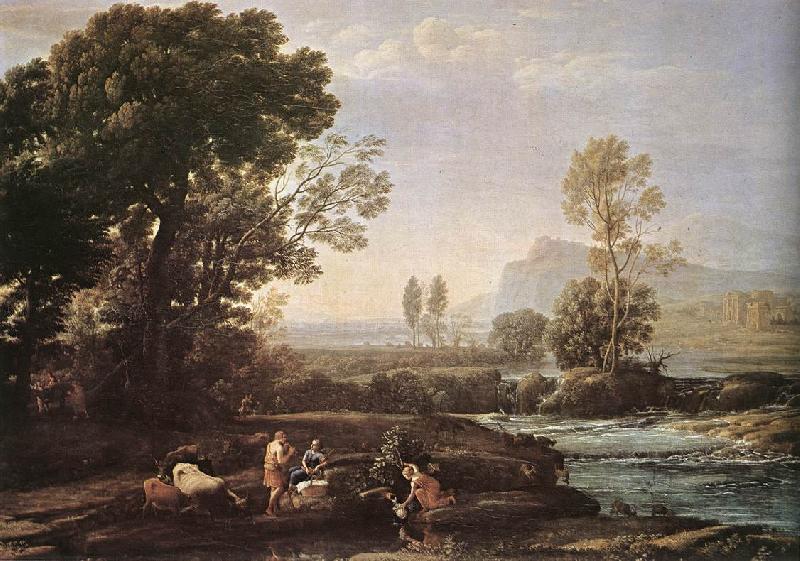 Claude Lorrain Landscape with Rest in Flight to Egypt fg